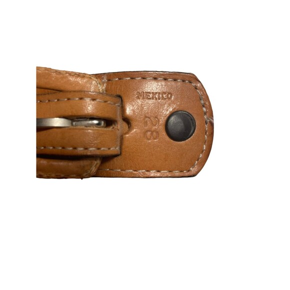 Rattlesnake Leather Belt Handcrafted in Mexico Women’s Size 28 Brown Textured - Picture 4 of 9